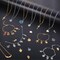 18K Gold-Plated Stainless Steel Jewelry Chain Kit – 6 Rolls (19.7ft Total) with 348 Charms, Jump Rings & Lobster Clasps | DIY Necklace & Bracelet Making Set